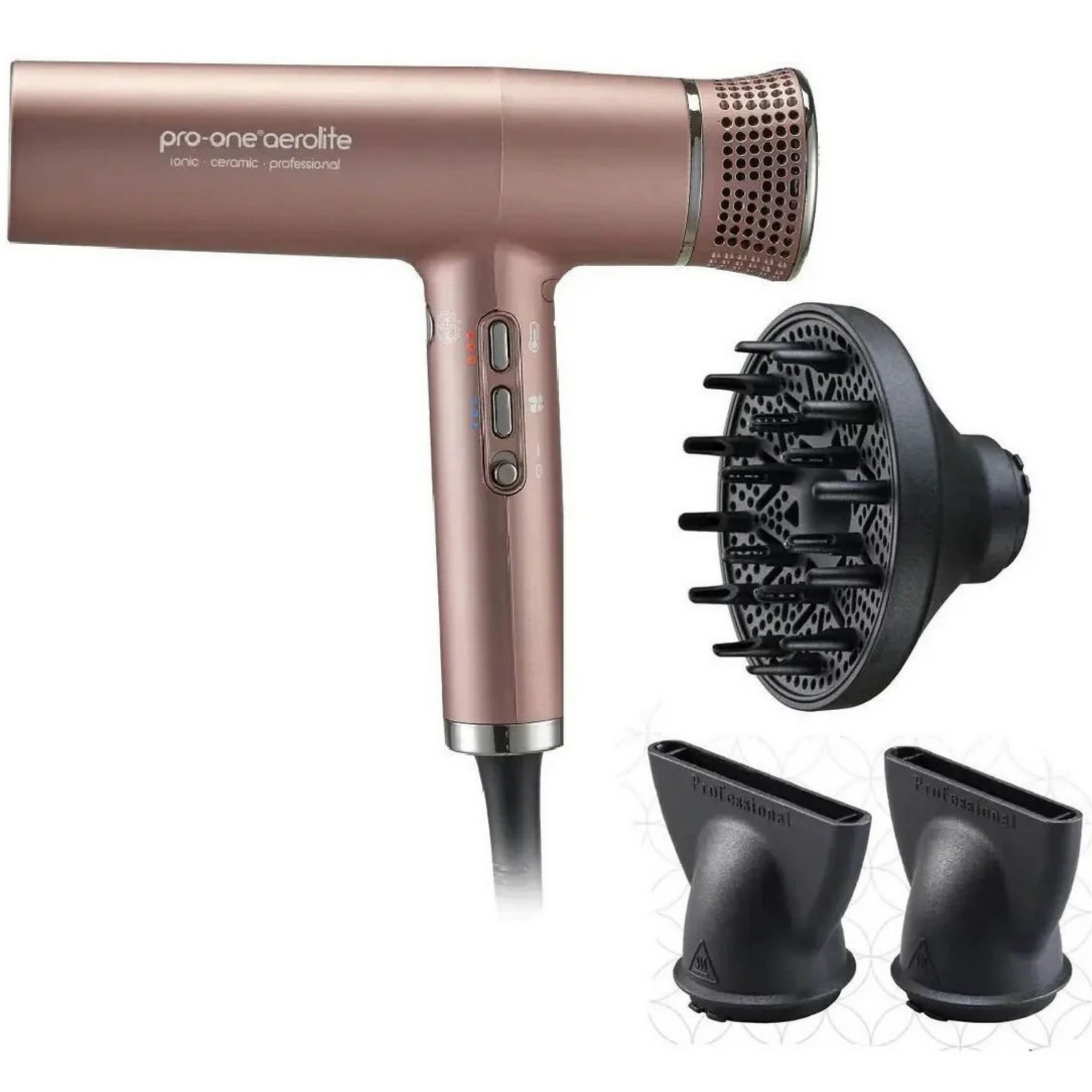 Pro-One Aerolite Hairdryer - Rose Gold