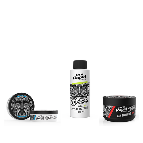 ProRapid Barber Strong Styling Trio – INCA 05 fixed bundle on a clean white background