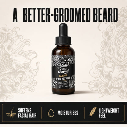 ProRapid Beard Oil 50ml grooming benefits