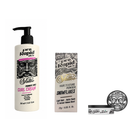 ProRapid Curl Definition & Volume Trio – INCA 10 fixed bundle on a clean white background