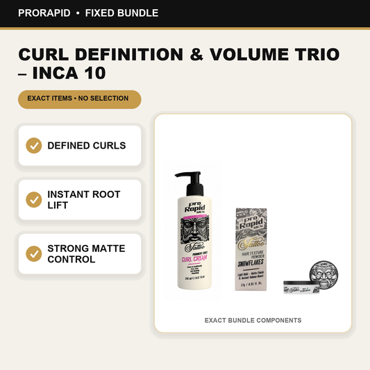 ProRapid Curl Definition & Volume Trio – INCA 10 key benefits and included ProRapid products