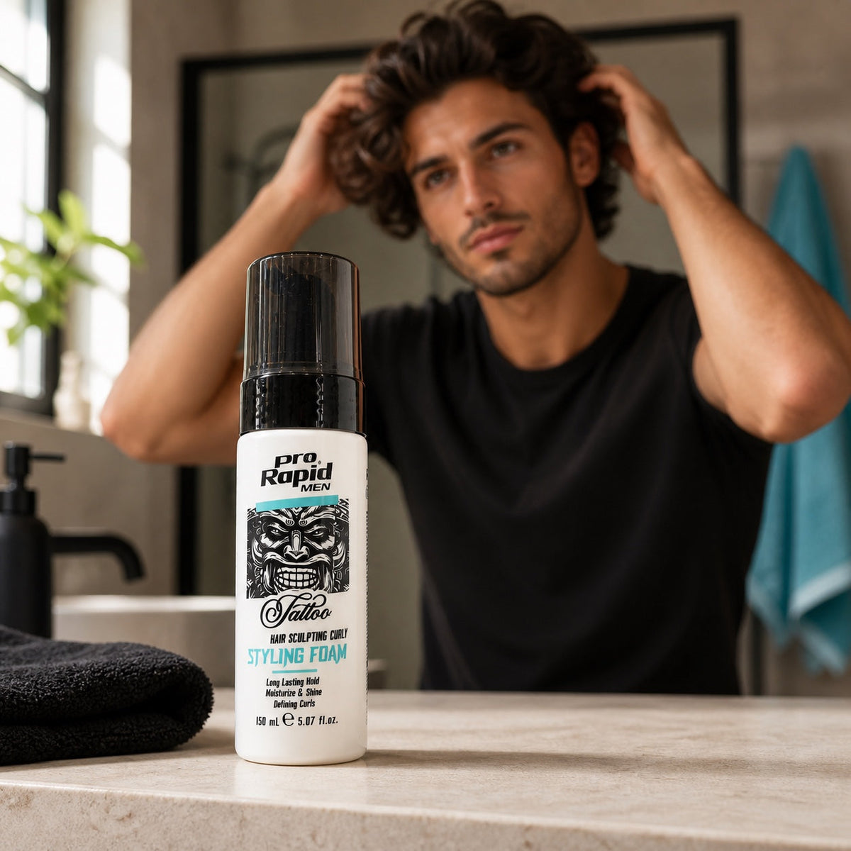 ProRapid Styling Foam voluminous hair lifestyle