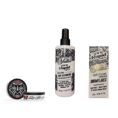 ProRapid High Texture Styling Trio – INCA 04 fixed bundle on a clean white background