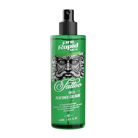 ProRapid INCA 01 Tattoo After Shave Cologne 400ml green bottle