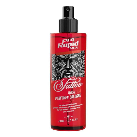 ProRapid INCA 04 Tattoo After Shave Cologne 400ml red bottle
