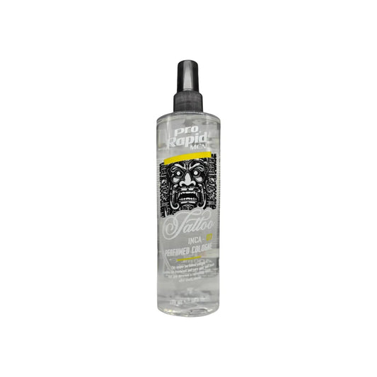 ProRapid INCA 07 Tattoo After Shave Cologne 400ml clear silver bottle