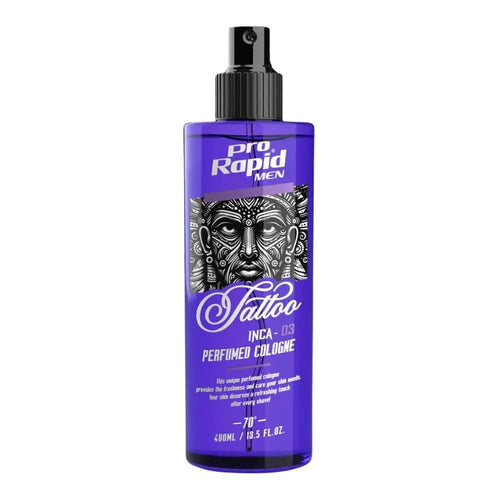 ProRapid INCA 03 Tattoo After Shave Cologne 400ml purple bottle