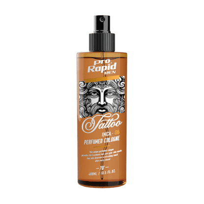 ProRapid INCA Tattoo After Shave Cologne 400ml fragrance 06 orange bottle