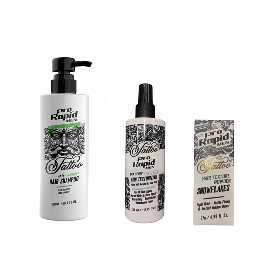 ProRapid Scalp Clean & Texture Trio fixed bundle on a clean white background