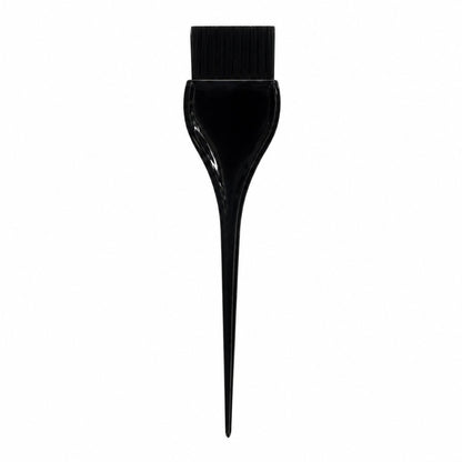 Professional black tinting brush on a clean white background