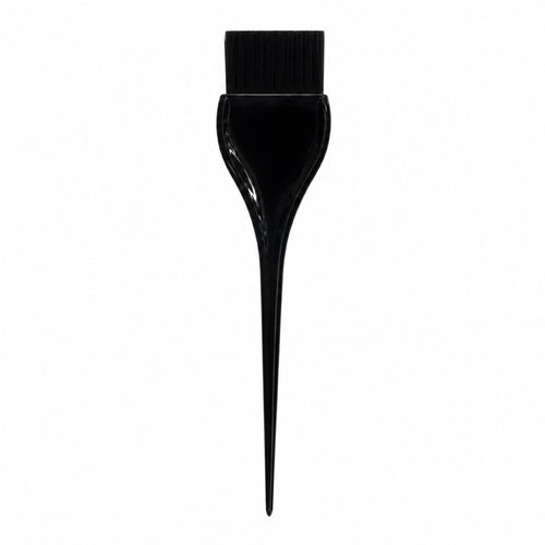 Professional black tinting brush on a clean white background