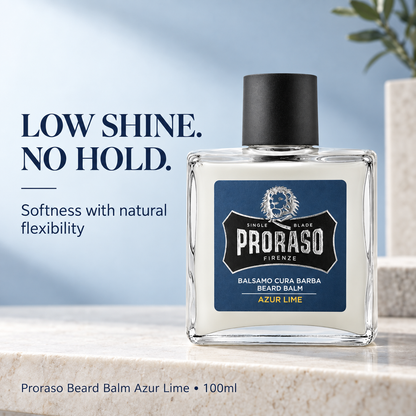 Proraso Beard Balm Azur Lime 100ml – low shine, no hold and natural flexibility