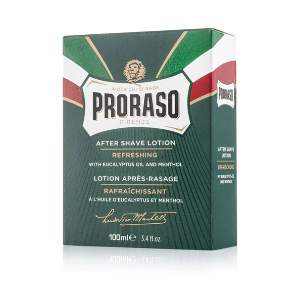 Proraso Eucalyptus & Menthol Refresh Aftershave Lotion 100ml - MV hair and beauty