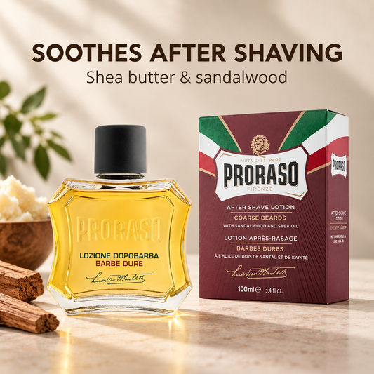 Proraso Lotion Nourishing 100ml — benefit image 1