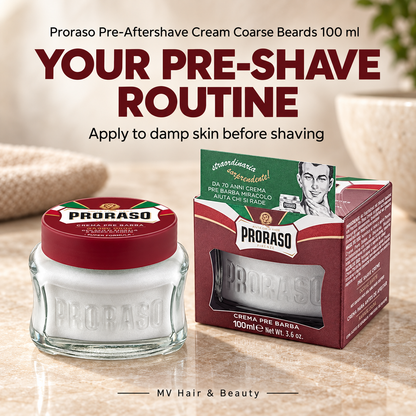 Proraso Pre-Aftershave Cream Coarse Beards 100 ml — YOUR PRE-SHAVE ROUTINE
