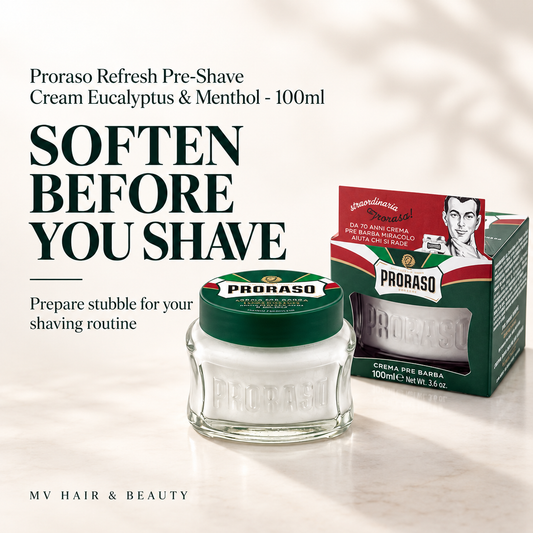 Proraso Refresh Pre-Shave Cream Eucalyptus & Menthol - 100ml — SOFTEN BEFORE YOU SHAVE