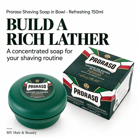 Proraso Shaving Soap in Bowl - Refreshing 150ml — BUILD A RICH LATHER