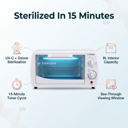 PureCabinet™ - 15 Minutes UV Sterilizer - MV hair and beauty