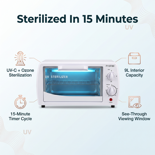 PureCabinet™ - 15 Minutes UV Sterilizer - MV hair and beauty