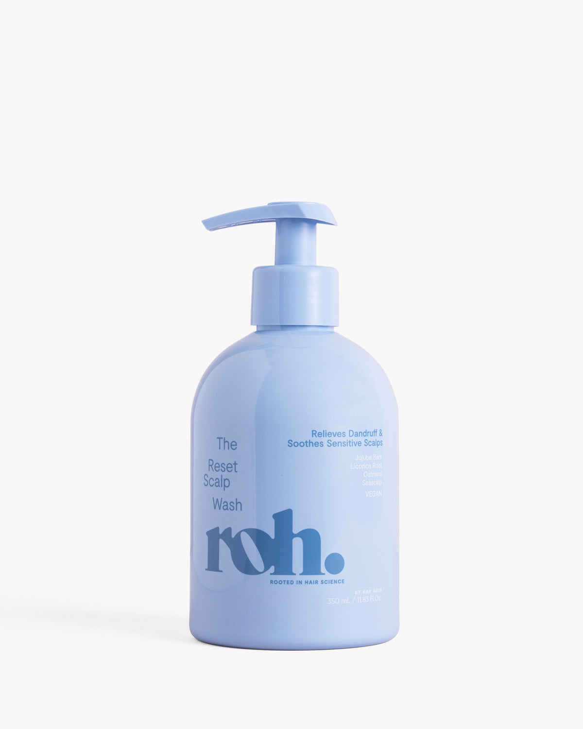 ROH Reset Scalp Wash 350mL official product photo — component of ROH Reset Duo 2026 (XRRDUO26)