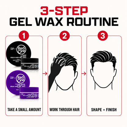 How to warm apply and shape with RedOne Aqua Gel Wax