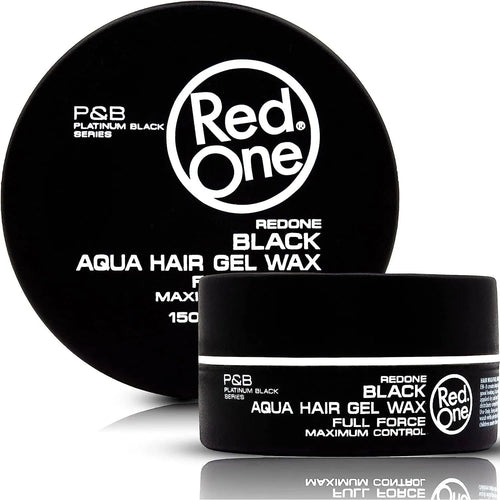 RedOne Aqua Hair Gel Wax Full Force Black - MV hair and beauty
