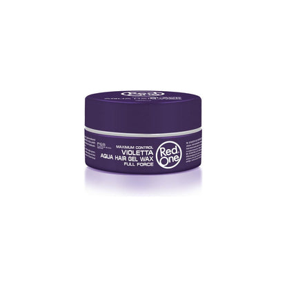 RedOne Violetta Aqua Hair Gel Wax 150ml jar front view