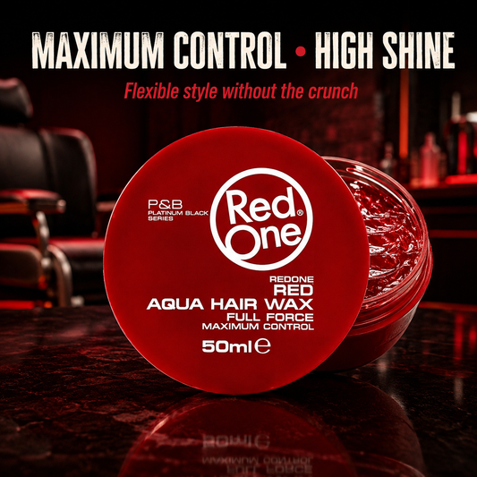 RedOne Aqua Hair Wax Full Force Red 50ml – maximum control and high shine