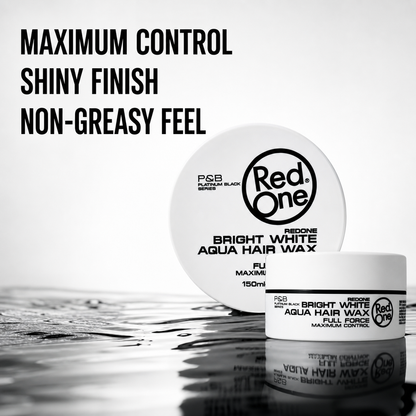 RedOne Aqua Hair Wax White maximum control, shiny finish and non-greasy feel