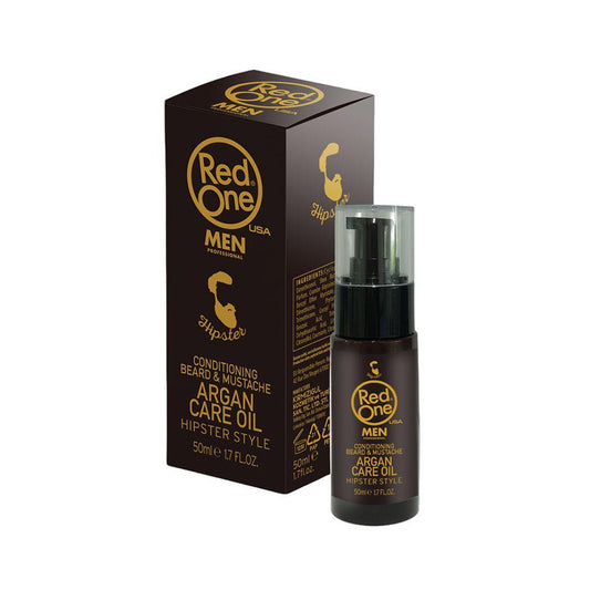 RedOne Argan Beard & Moustache Care Oil 50ml - MV hair and beauty