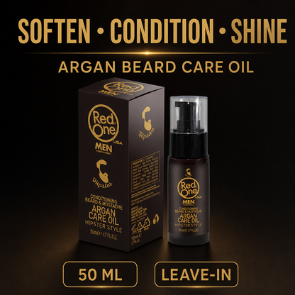 RedOne Argan Beard Care Oil 50ml benefits: soften, condition and shine