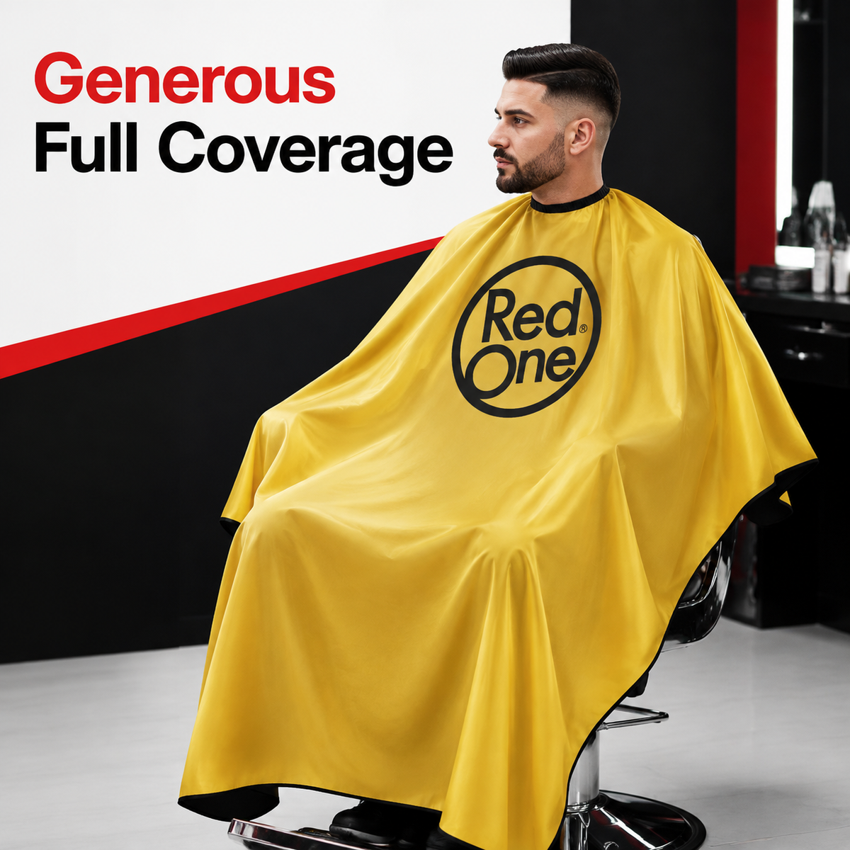 RedOne Barber Cape 2004 — Generous Full Coverage