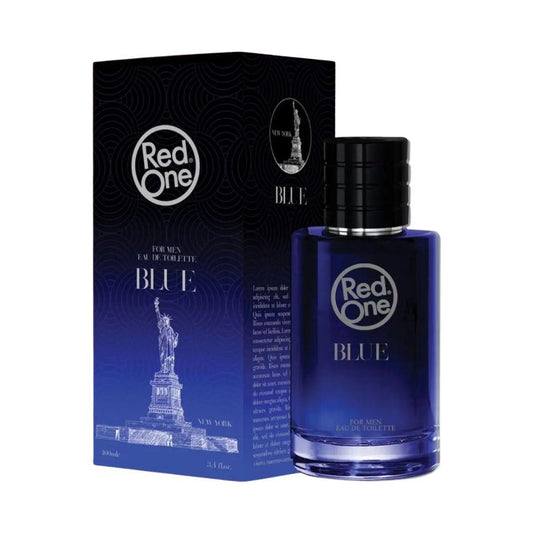 RedOne Blue Eau de Toilette for Men 100ml bottle and matching box