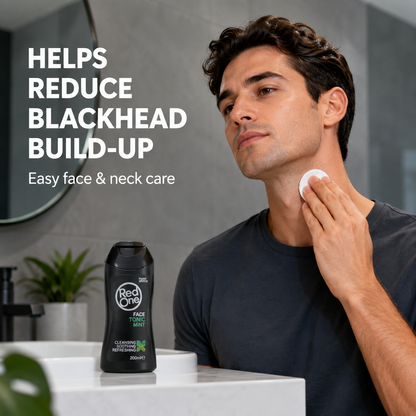 RedOne Cleaning Face Tonic Mint 200ml shown for face and neck care