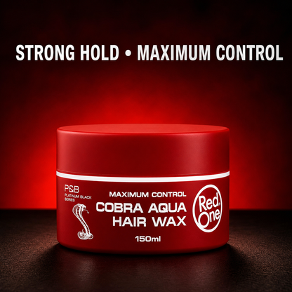 RedOne Cobra Aqua Hair Wax 150ml - strong hold and maximum control