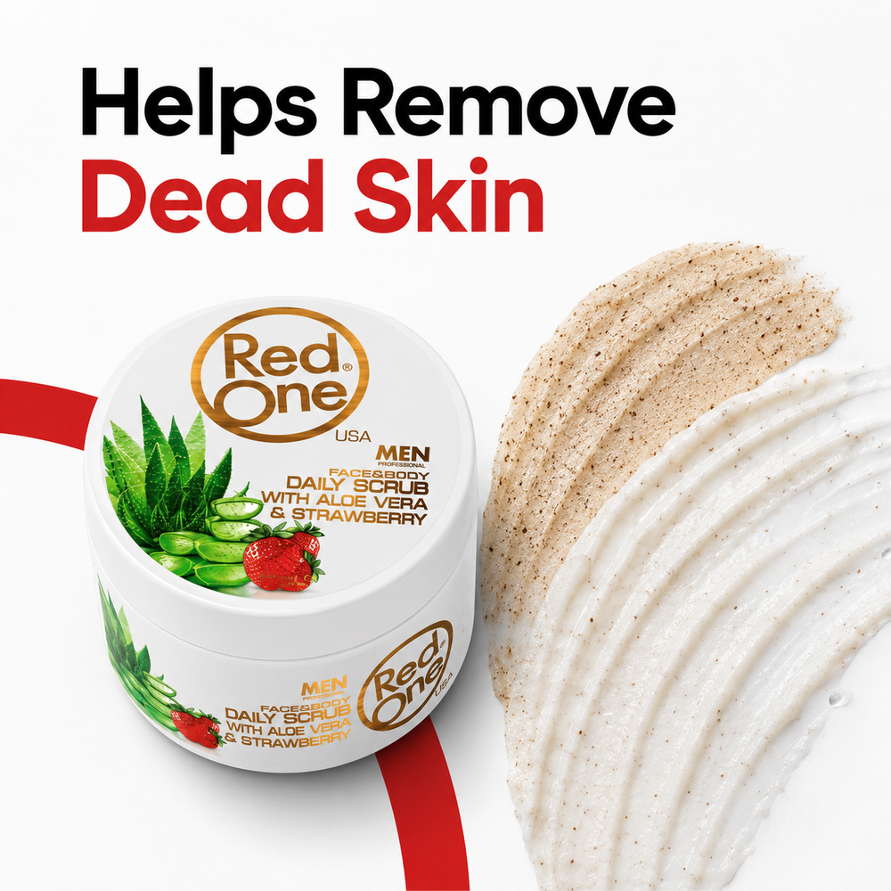 RedOne Face & Body Daily Scrub - Helps Remove Dead Skin