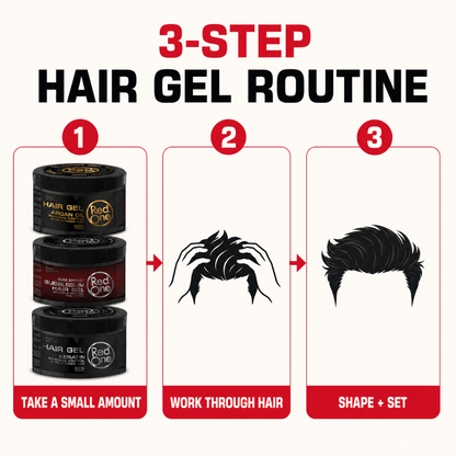 How to apply RedOne hair gel through wet or dry hair
