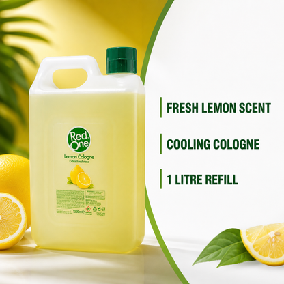 RedOne Lemon Cologne 1 litre benefits