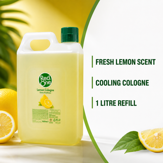 RedOne Lemon Cologne 1 litre benefits