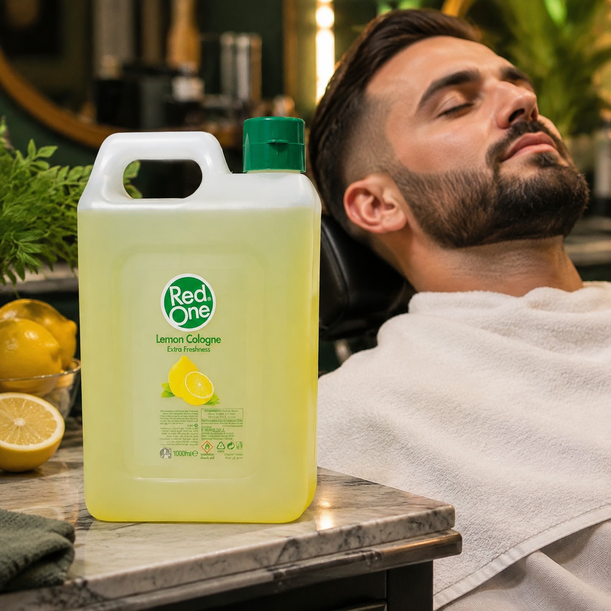 Fresh groomed result with RedOne Lemon Cologne