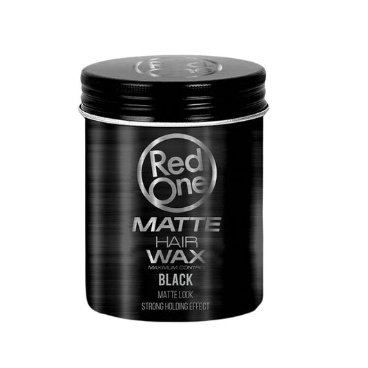 RedOne Matte Hair Wax Black 100ml jar