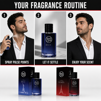 How to choose and apply RedOne Blue or Vanity perfume