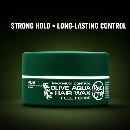 RedOne Olive Aqua Hair Wax 150ml - strong hold and long-lasting control