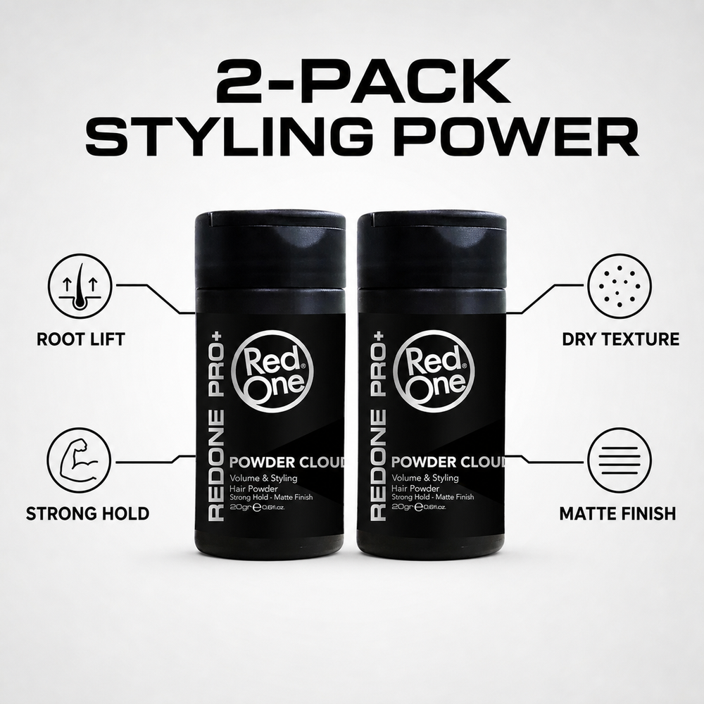 RedOne Powder Wax Cloud 20g 2 pack – root lift, dry texture, strong hold and matte finish