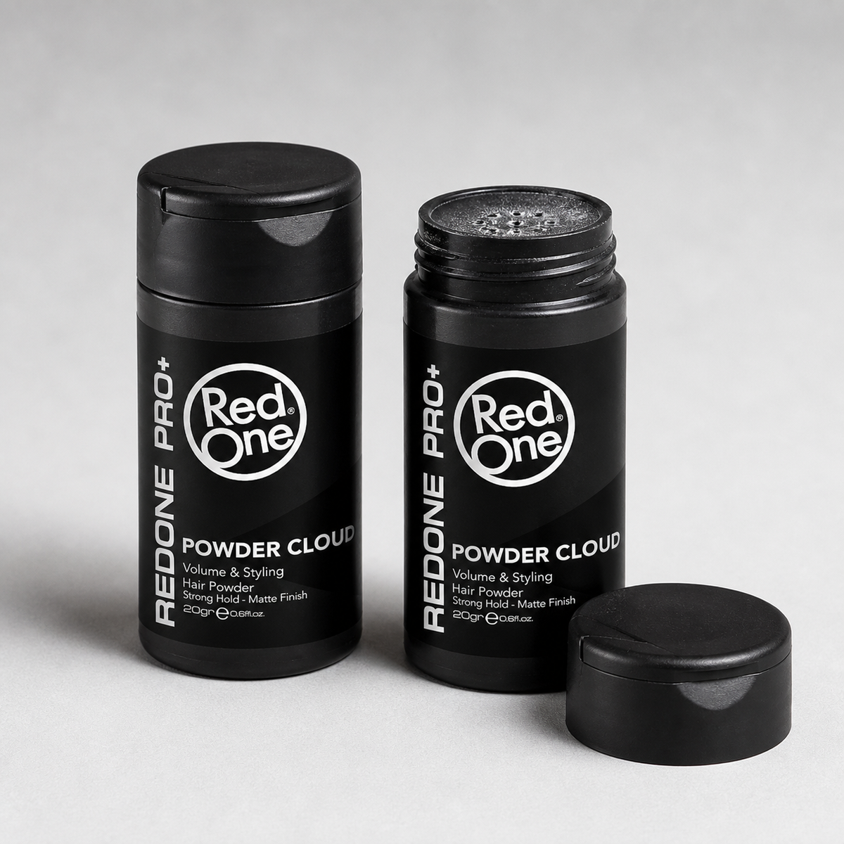 RedOne Powder Wax Cloud 20g 2 pack – open powder dispenser and two bottles