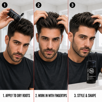 How to use RedOne Powder Wax Cloud hair powder