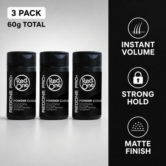 RedOne Powder Wax Cloud 20g 3 pack – instant volume, strong hold and matte finish