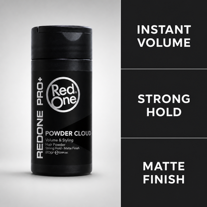 RedOne Powder Wax Cloud 20g benefits: instant volume, strong hold and matte finish