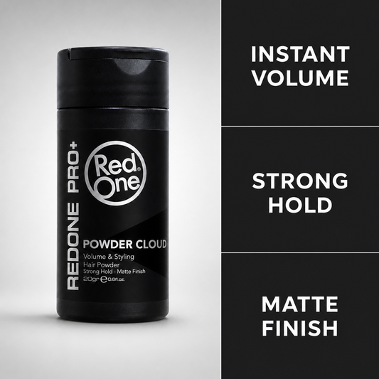 RedOne Powder Wax Cloud 20g benefits: instant volume, strong hold and matte finish