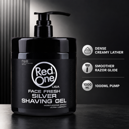 RedOne Silver Shaving Gel 1000ml benefits